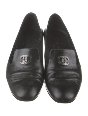 Chanel 2015 Interlocking CC Logo Loafers