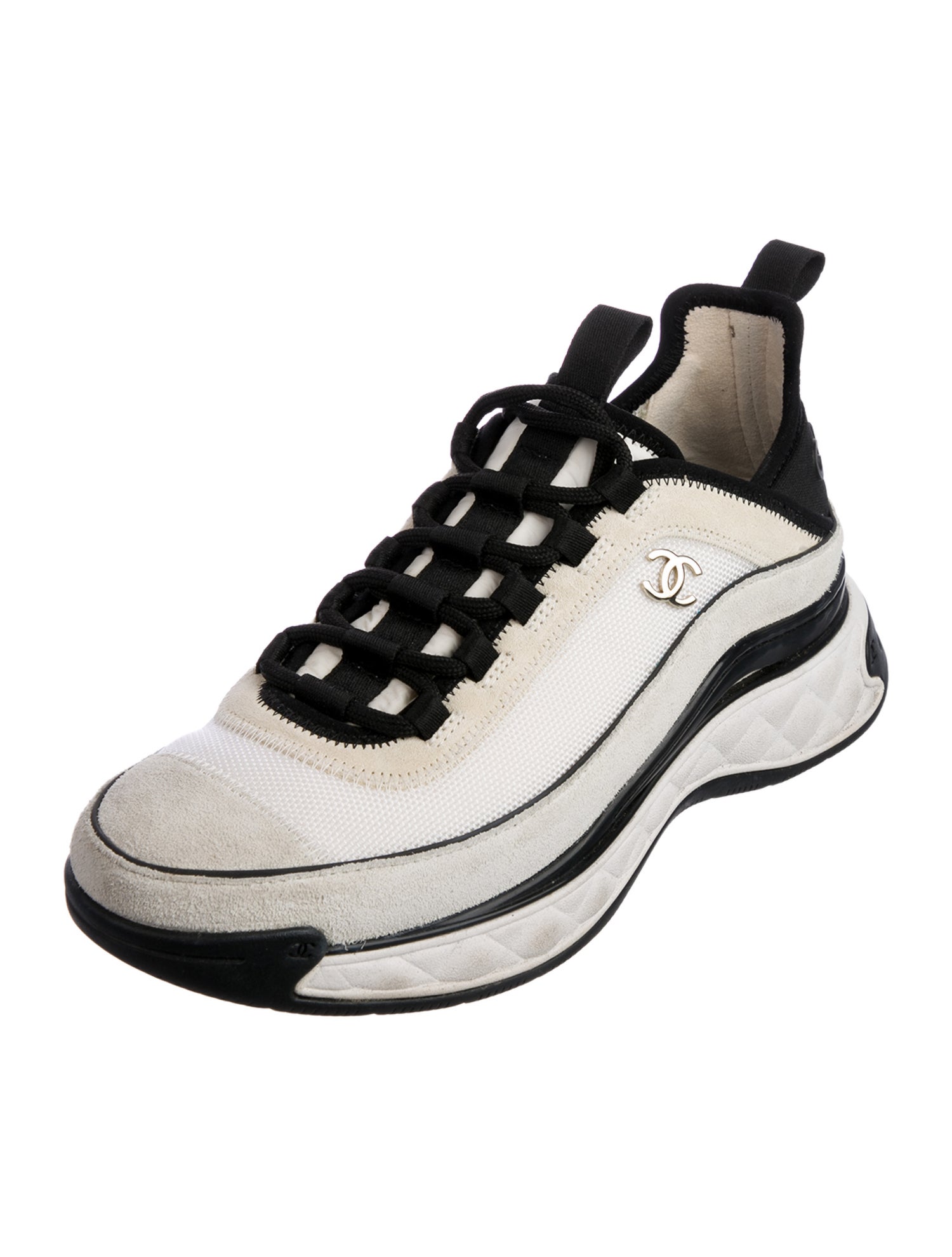 Chanel 2022 Interlocking CC Logo Sneakers