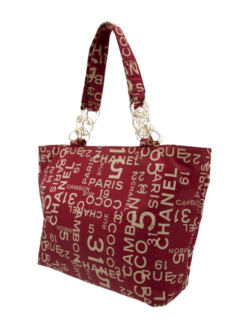 Chanel Canvas Coco Chain Tote