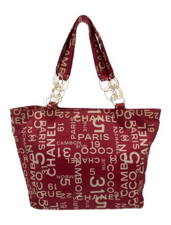 Chanel Canvas Coco Chain Tote