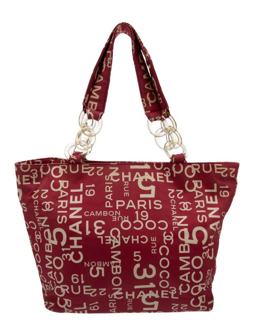 Chanel Canvas Coco Chain Tote