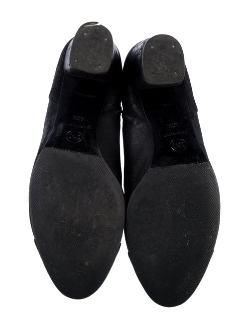 Chanel Interlocking CC Logo Suede Boots