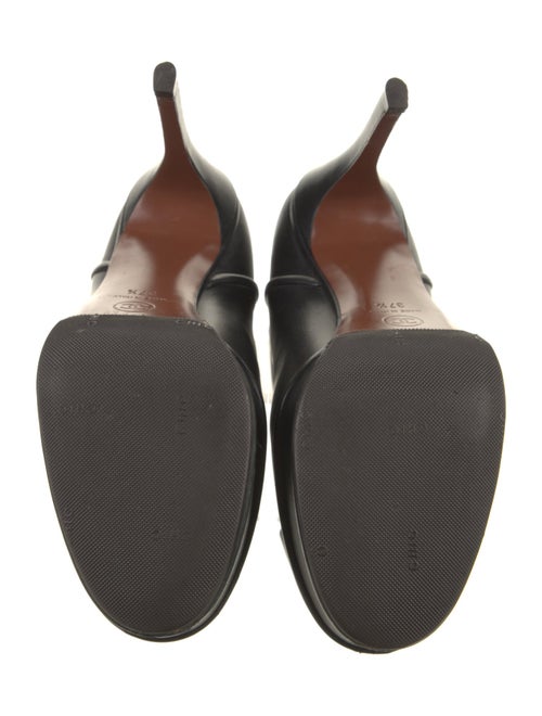 Chanel Interlocking CC Logo Leather Boots