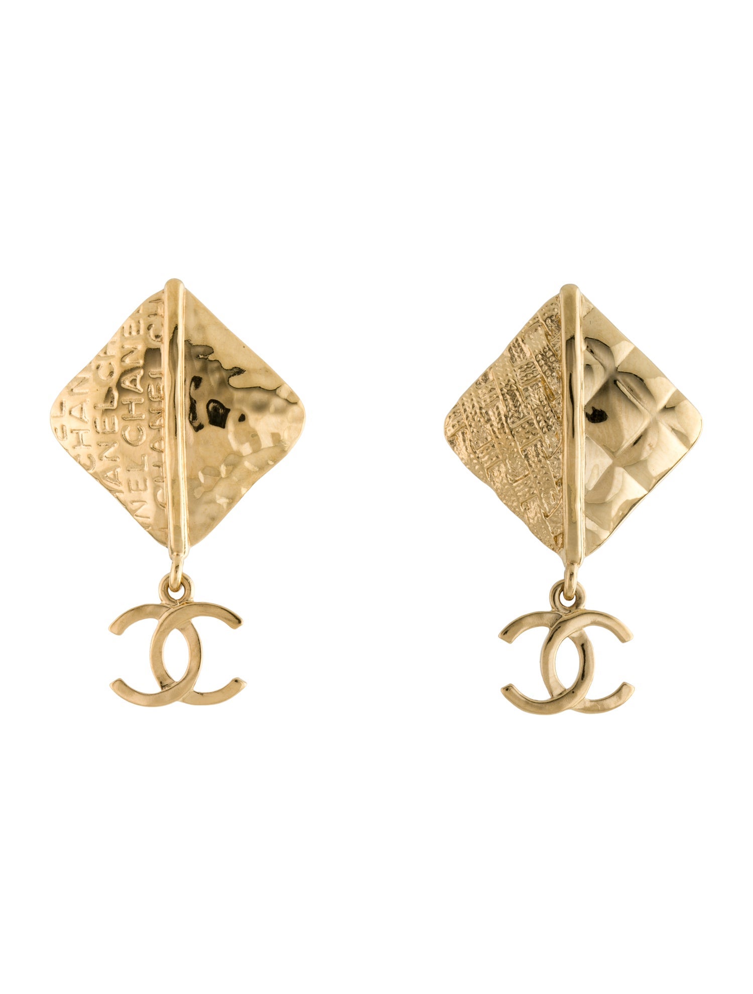 Chanel 2024 CC Drop Earrings