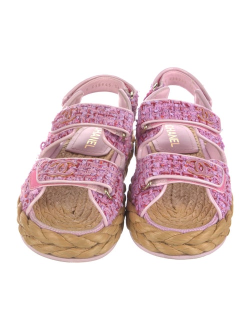 Chanel 2022 Interlocking CC Logo Espadrilles