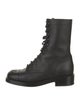 Chanel 2020 Interlocking CC Logo Combat Boots