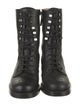Chanel 2020 Interlocking CC Logo Combat Boots