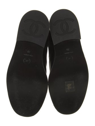 Chanel 2020 Interlocking CC Logo Combat Boots