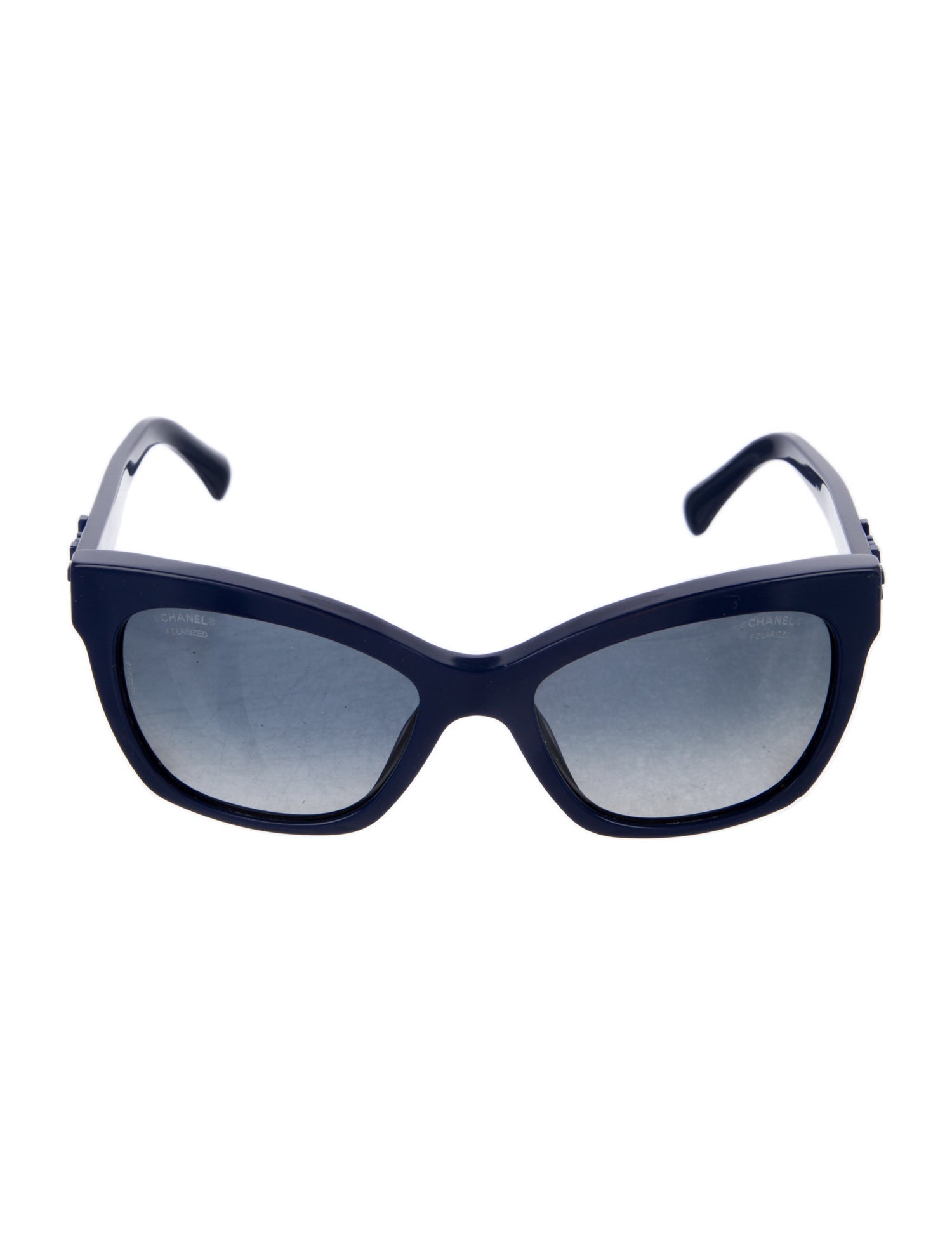 Chanel Interlocking CC Logo Wayfarer Sunglasses