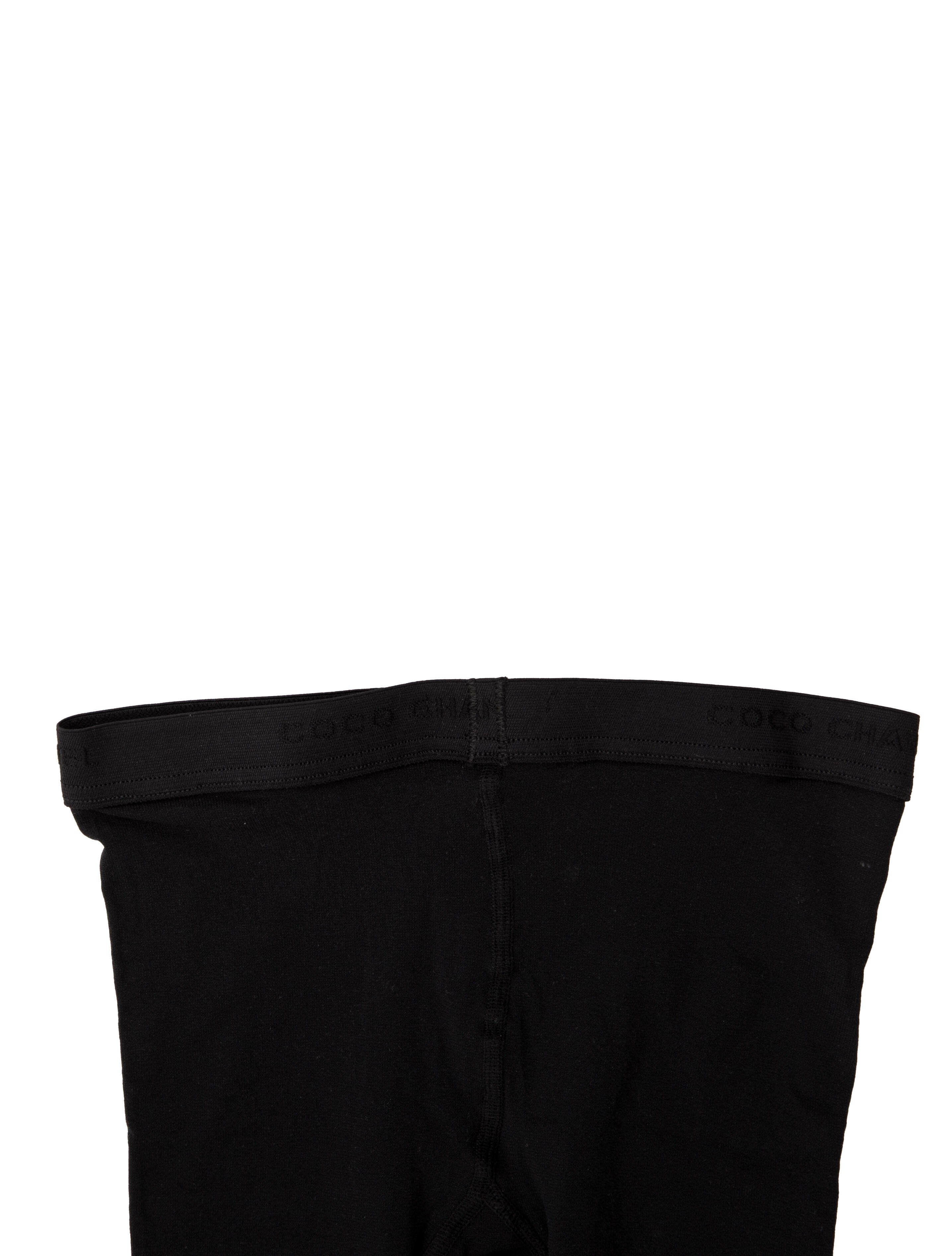 Chanel Metallic Interlocking CC Tights