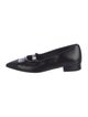 Chanel Interlocking CC Logo Leather Ballet Flats