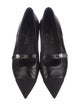 Chanel Interlocking CC Logo Leather Ballet Flats