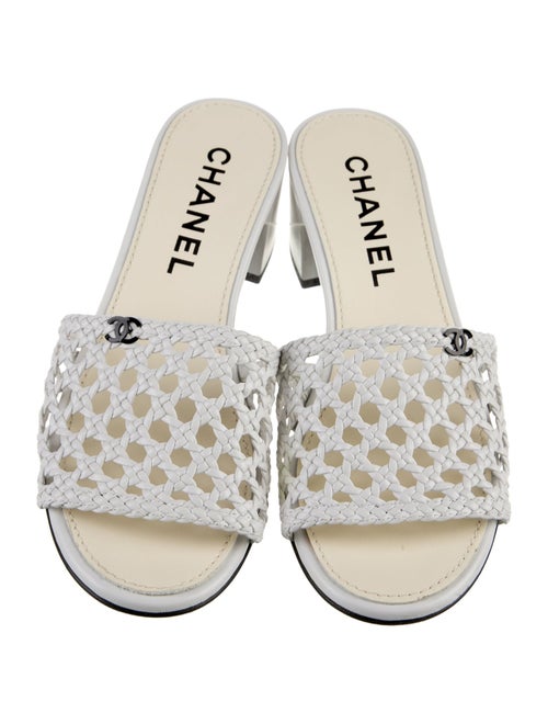 Chanel 2021 Interlocking CC Logo Slides