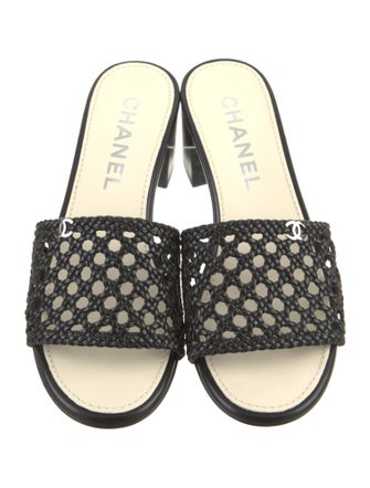 Chanel 2021 Interlocking CC Logo Slides
