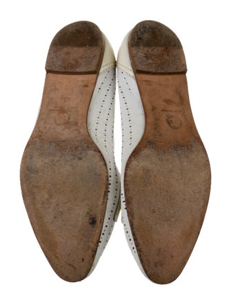 Chanel Perforated Interlocking CC Logo Loafers