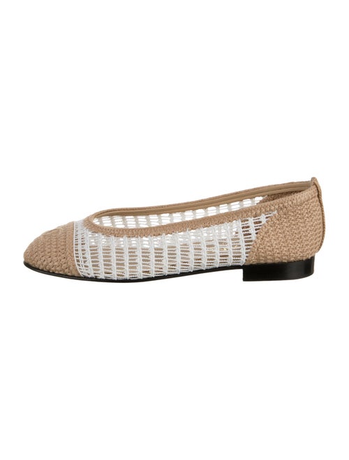 Chanel 2025 Interlocking CC Logo Ballet Flats