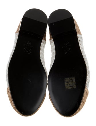 Chanel 2025 Interlocking CC Logo Ballet Flats