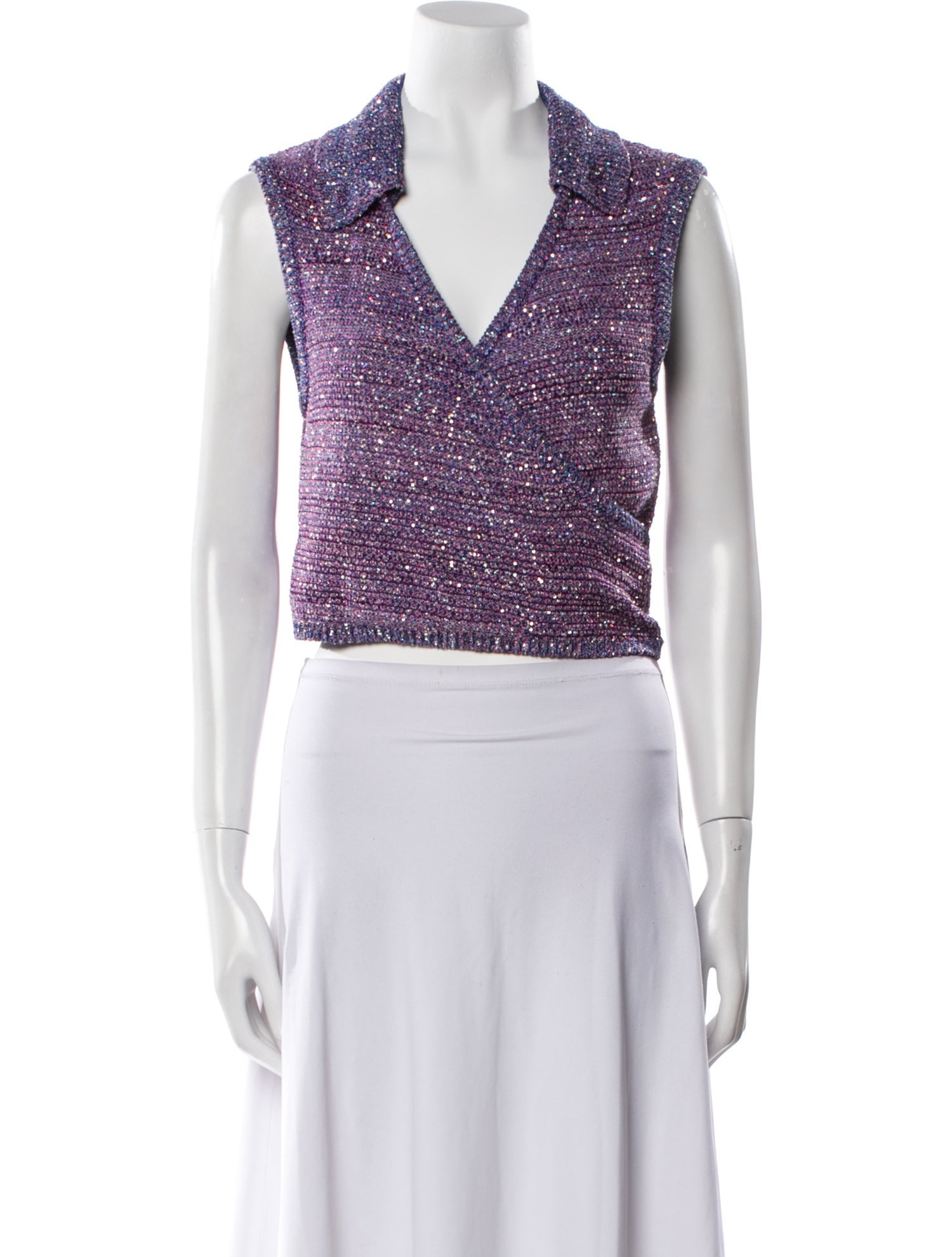 Chanel 2023 V-Neck Sweater w/ Tags