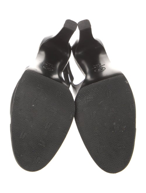 Chanel 2023 Interlocking CC Logo Slingback Pumps