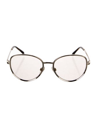 Chanel Chain-Link Accent Round Sunglasses