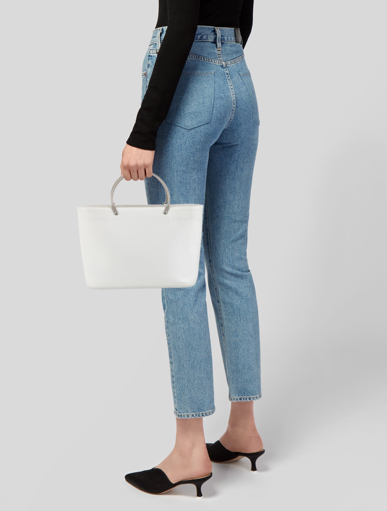 Chanel Caviar Metal Handle Tote