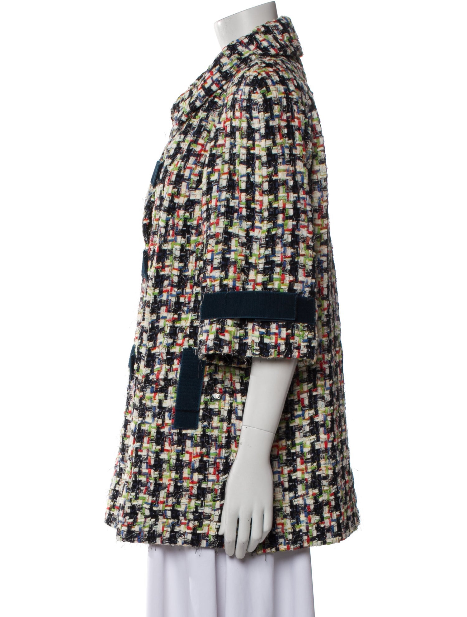 Chanel 2017 Houndstooth Print Blazer