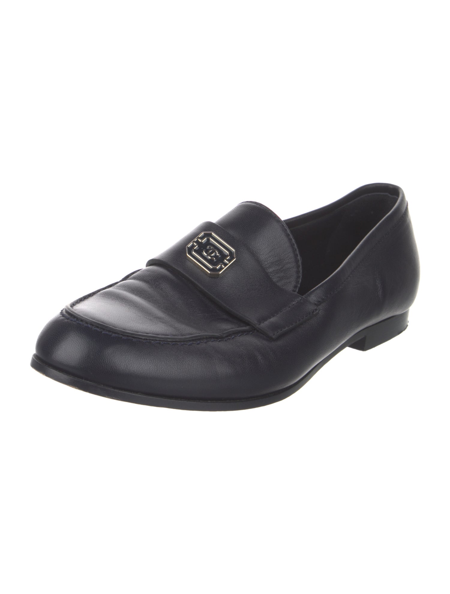 Chanel 2024 Interlocking CC Logo Loafers