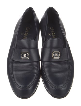Chanel 2024 Interlocking CC Logo Loafers
