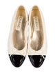 Chanel 2023 Interlocking CC Logo Ballet Flats