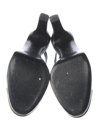 Chanel 2023 Interlocking CC Logo Slingback Pumps