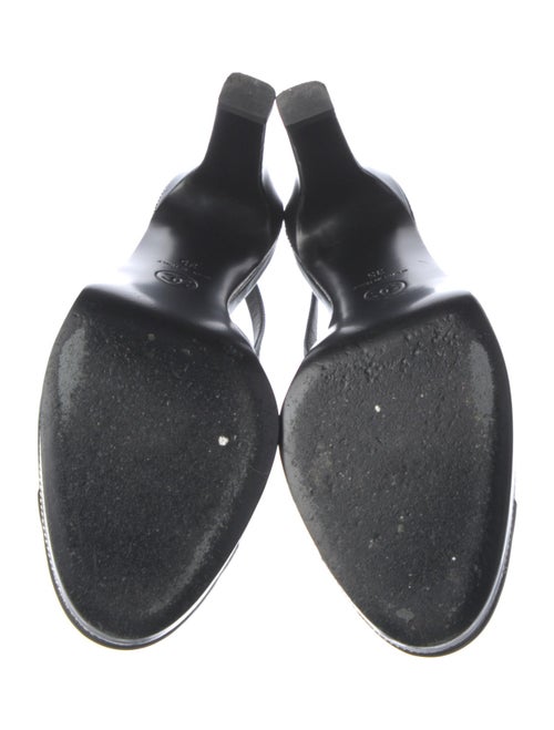 Chanel 2023 Interlocking CC Logo Slingback Pumps