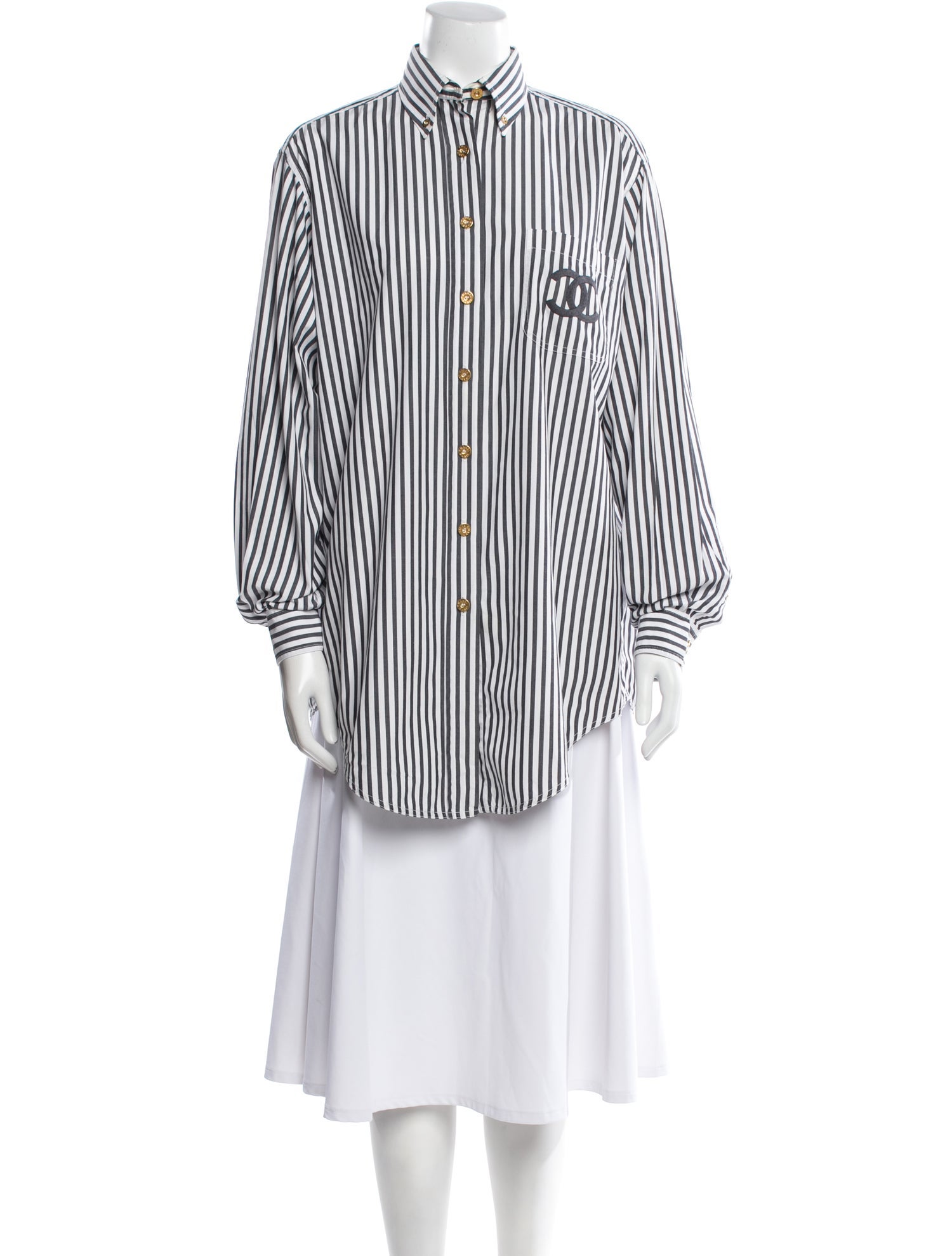 Chanel Vintage 1994 Button-Up Top