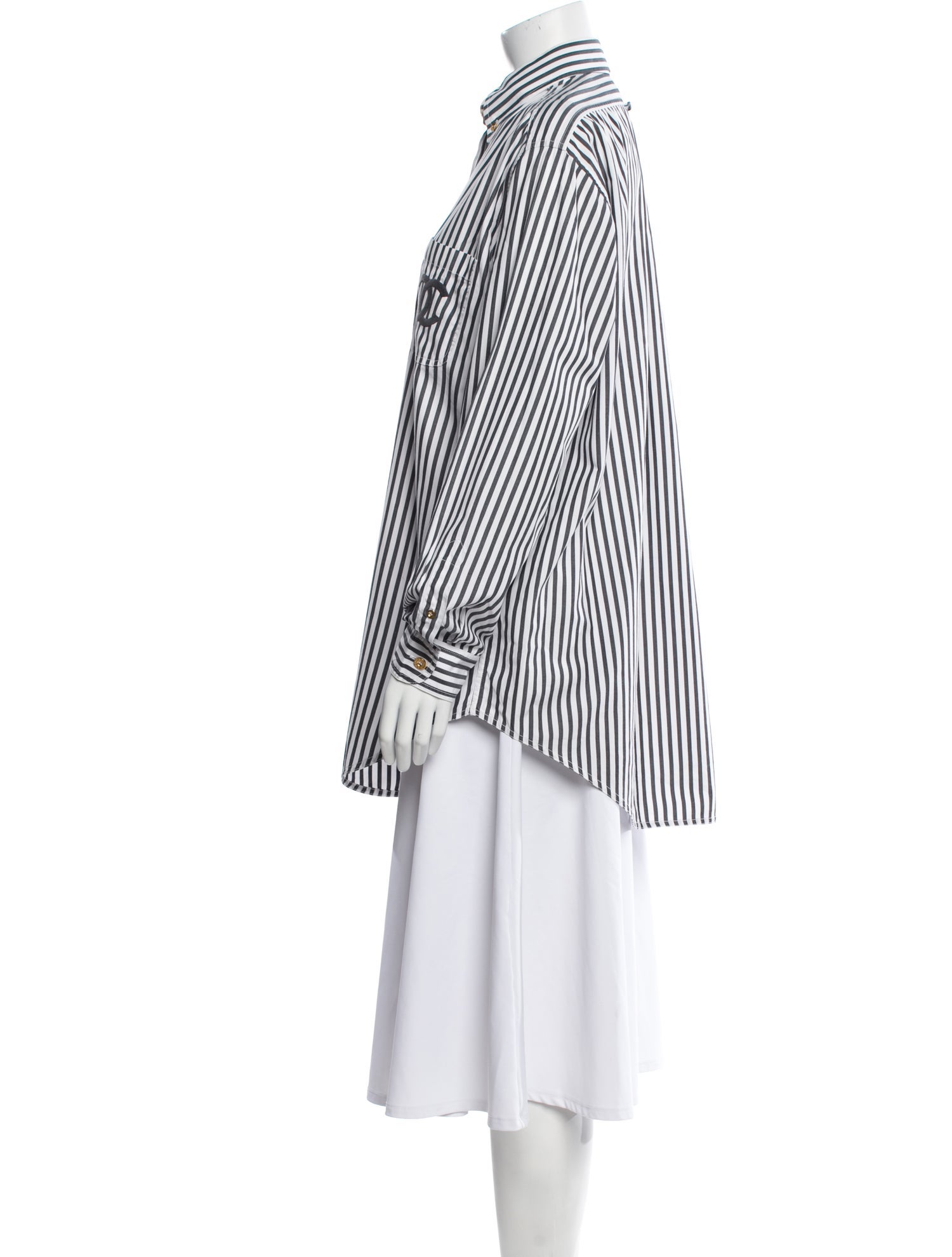 Chanel Vintage 1994 Button-Up Top