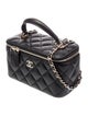 Chanel Small Top Handle Vanity Case w/Chain