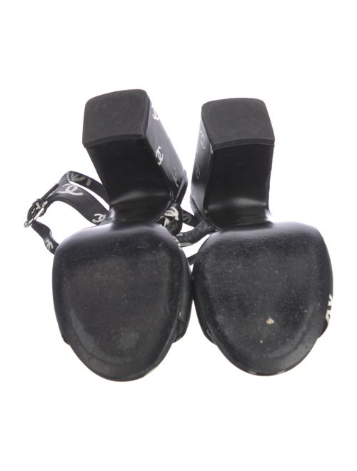 Chanel 2022 Interlocking CC Logo Sandals