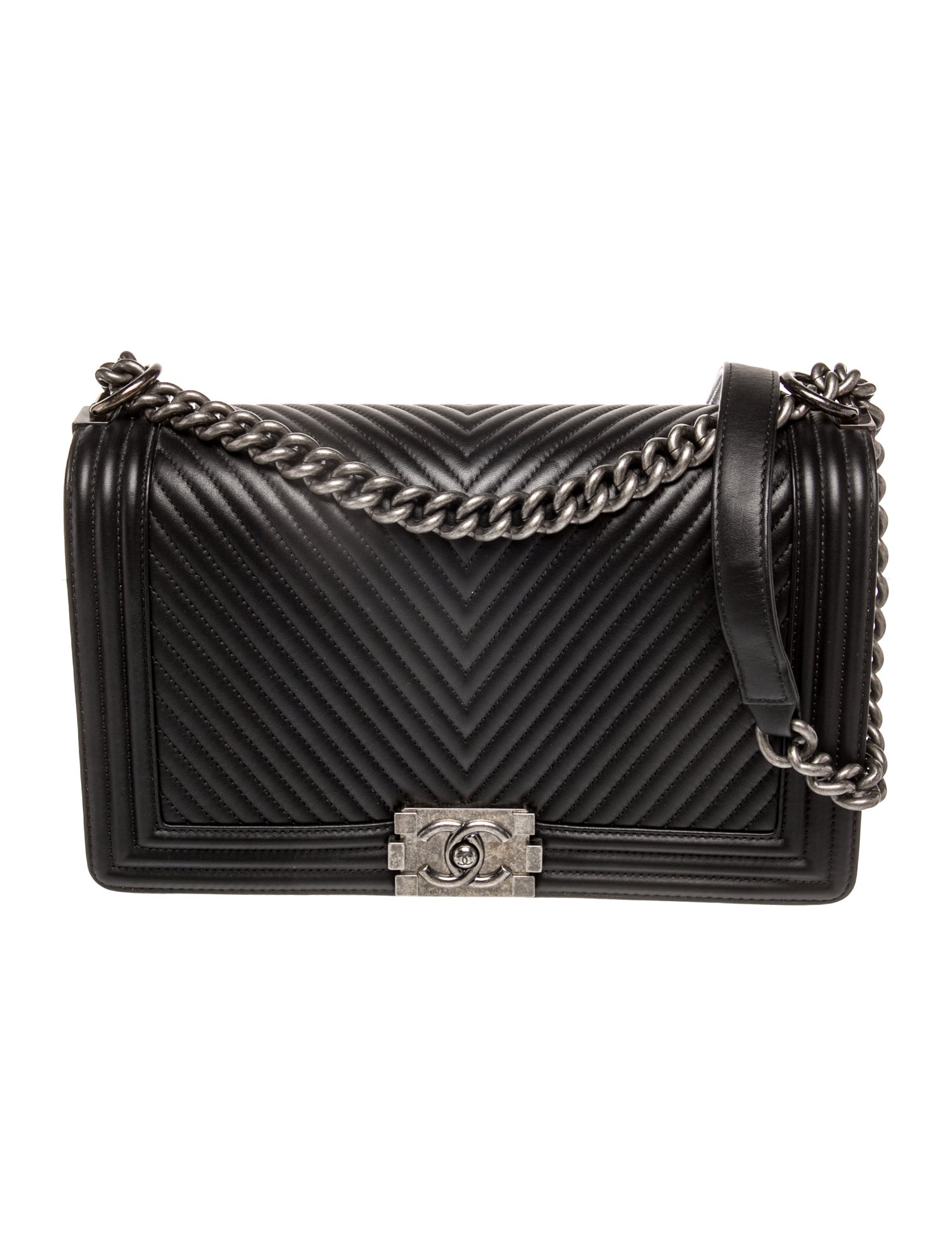 Chanel Medium Chevron Boy Bag