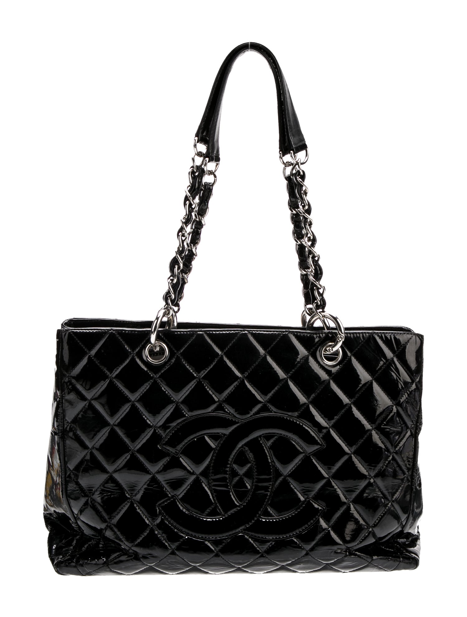 Chanel Patent Grand Shopping Tote