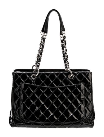 Chanel Patent Grand Shopping Tote