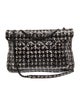 Chanel Houndstooth Python Flap Bag