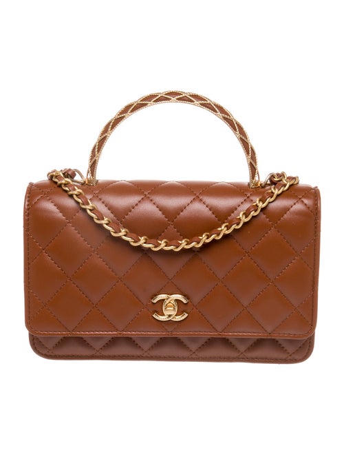 Chanel Top Handle Wallet On Chain