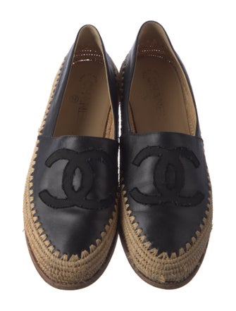 Chanel 2018 Interlocking CC Logo Espadrilles