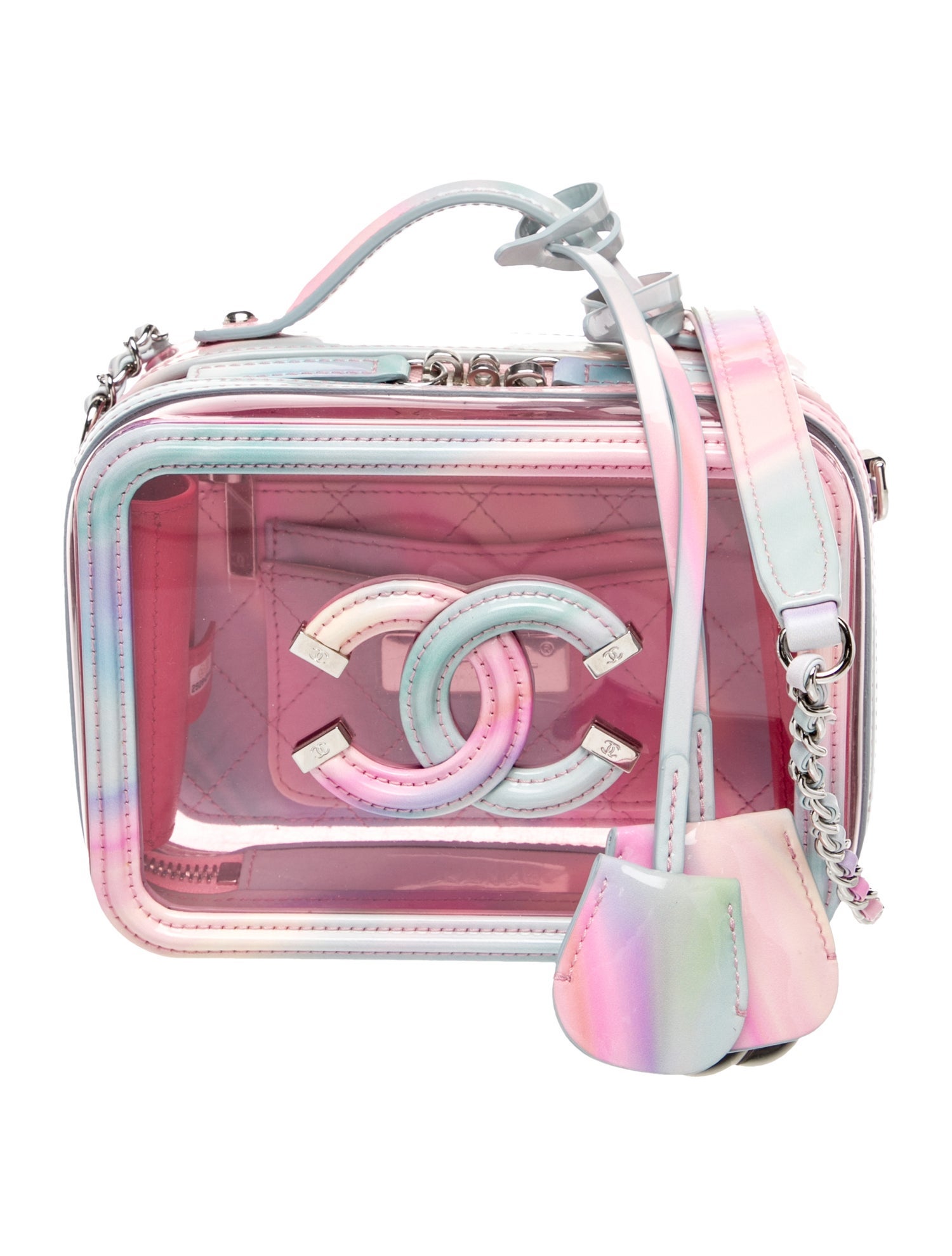 Chanel Small PVC Filigree Vanity Case