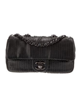 Chanel Small So Black Scalloped Flap Bag