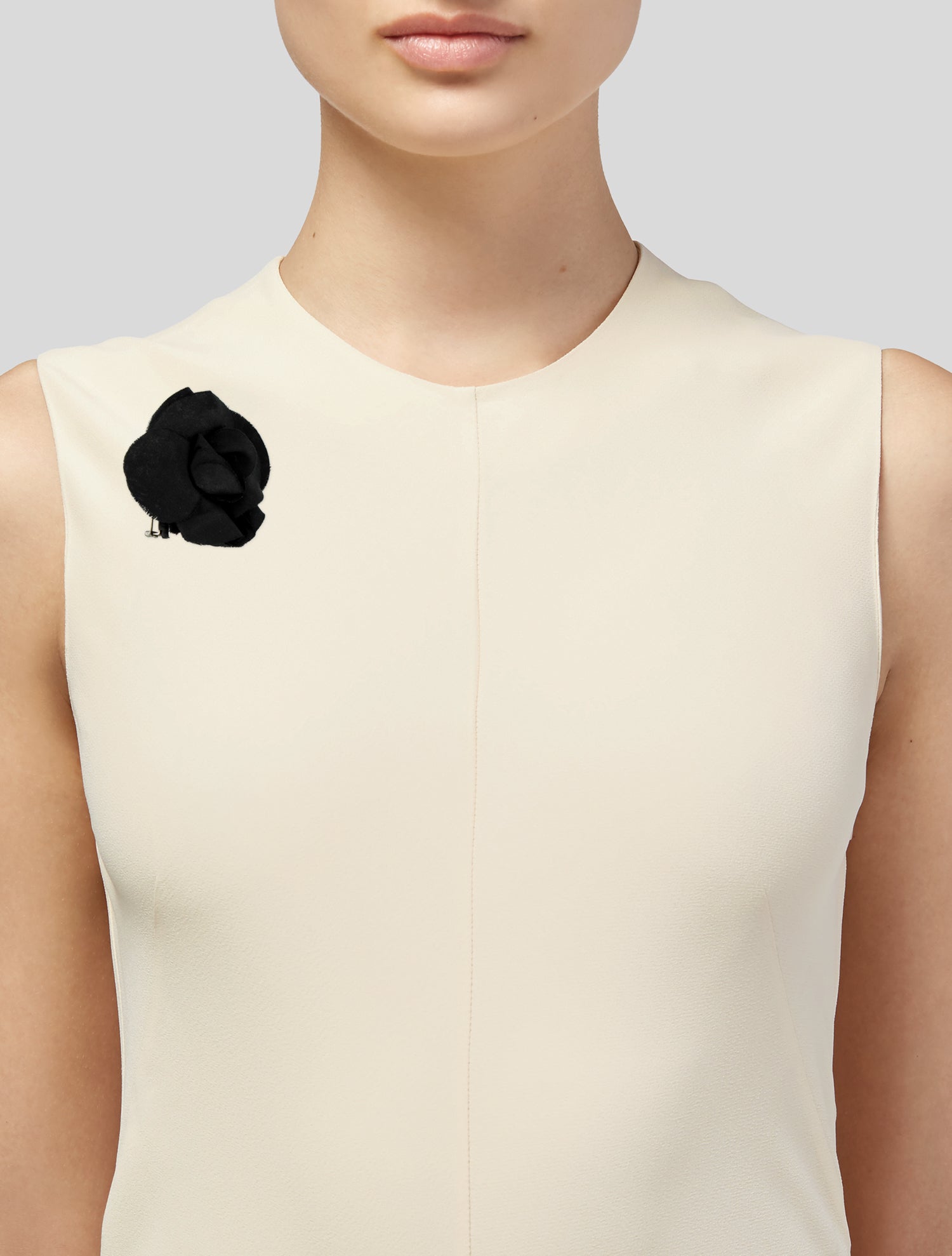 Chanel Silk Camellia Brooch