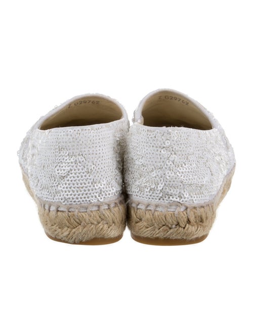 Chanel Interlocking CC Logo Sequins Espadrilles