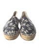 Chanel Interlocking CC Logo Leather Espadrilles