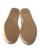 Chanel Interlocking CC Logo Leather Espadrilles