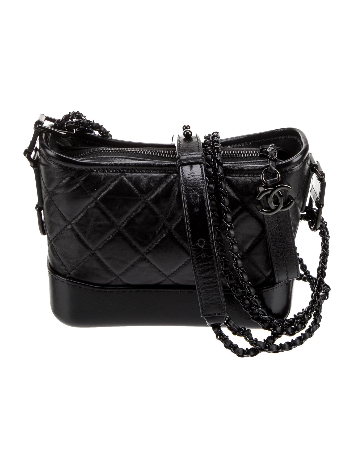 Chanel Small So Black Gabrielle Hobo