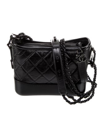 Chanel Small So Black Gabrielle Hobo
