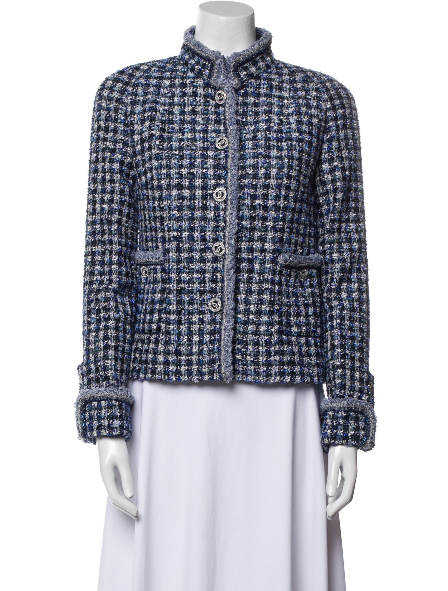 Chanel 2020 Tweed Pattern Evening Jacket